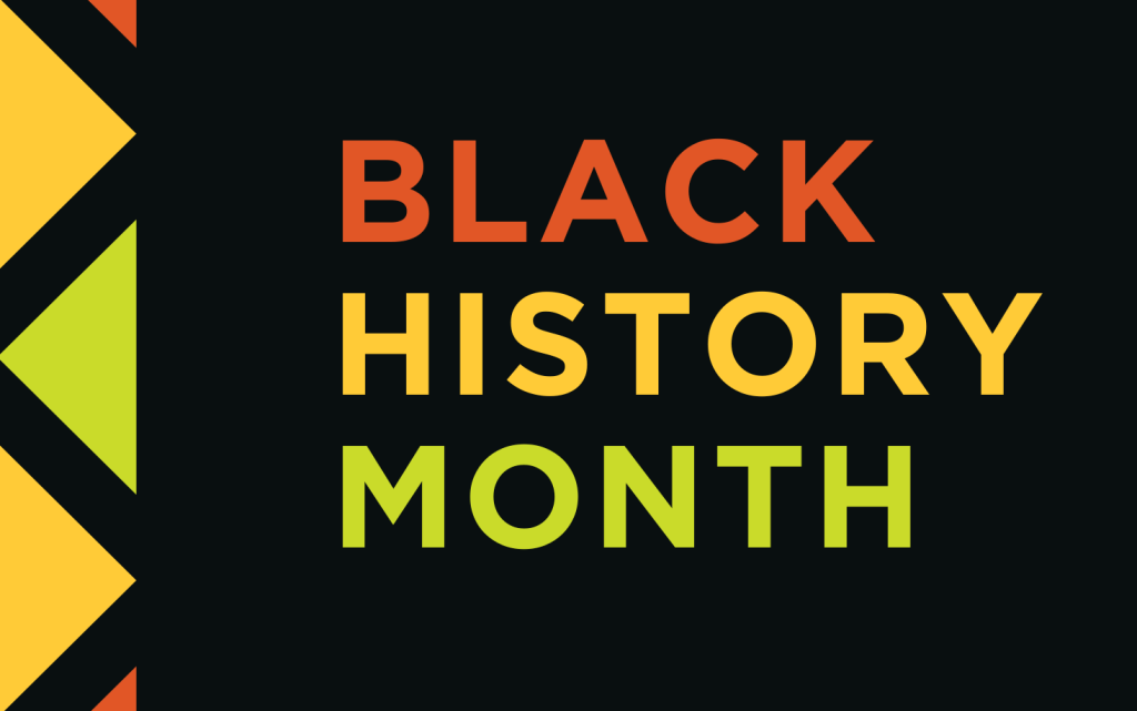 Black History Month event header