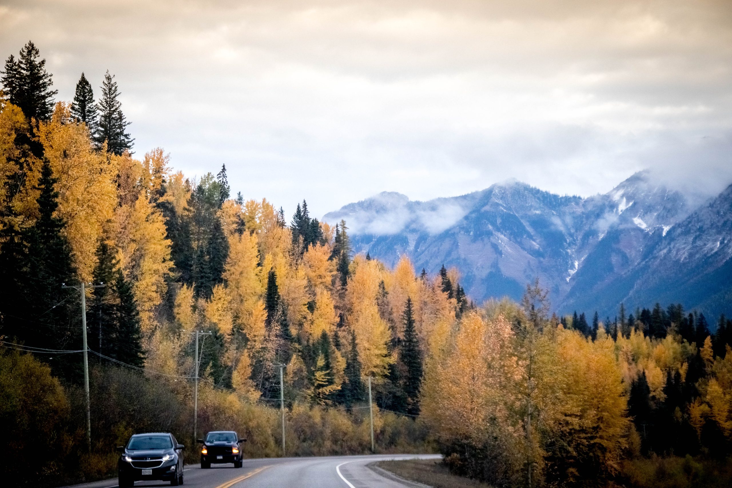 Mountains in fall
