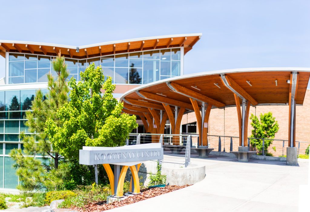 Kootenay Centre entrance at College of the Rockies